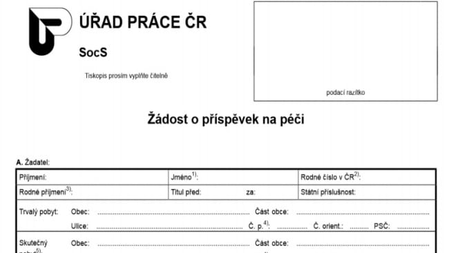 Příspěvek na péči – fakta